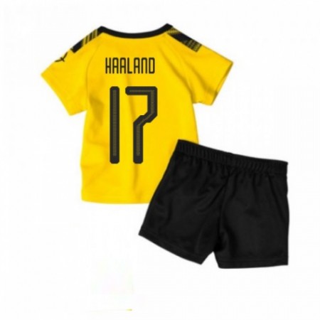 Borussia Dortmund Erling Haaland 17 Barn Hjemmedrakt 2019-2020 Kortermet Borussia Dortmund Erling Haaland 17 Barn Hjemmedrakt 2019-2020 Kortermet